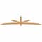 Ekena Millwork Alberta Smooth Timber Gable Bracket, Western Red Cedar, 96"W x 28"H x 1 1/2"D x 3 1/2"F, 7/12 Pitch GBW096X28X0204ALB00SWR - alternate 3